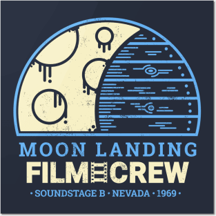 Moon Landing Hoax Film Crew | Conspiracy Theory Posters and Art